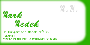 mark medek business card